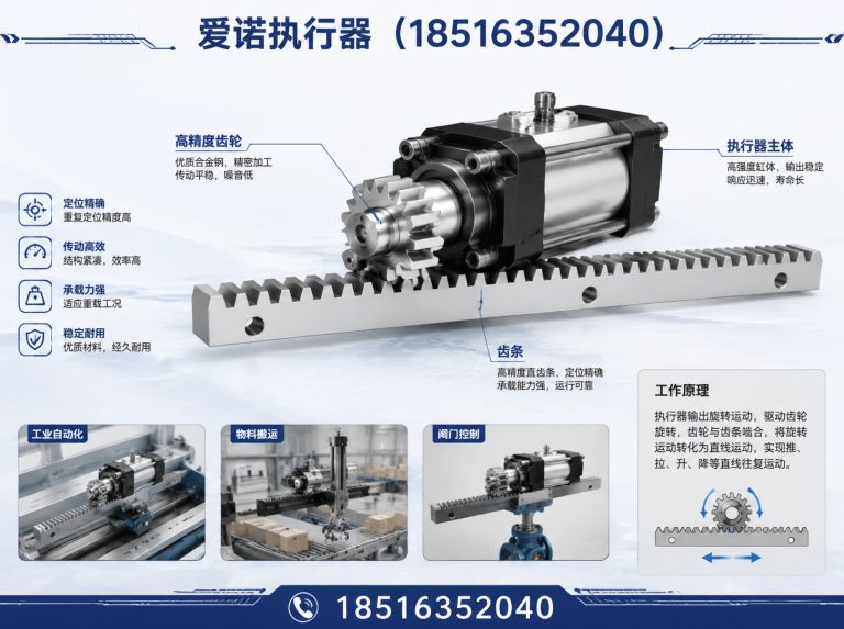 鹿城区直行程执行器展示图